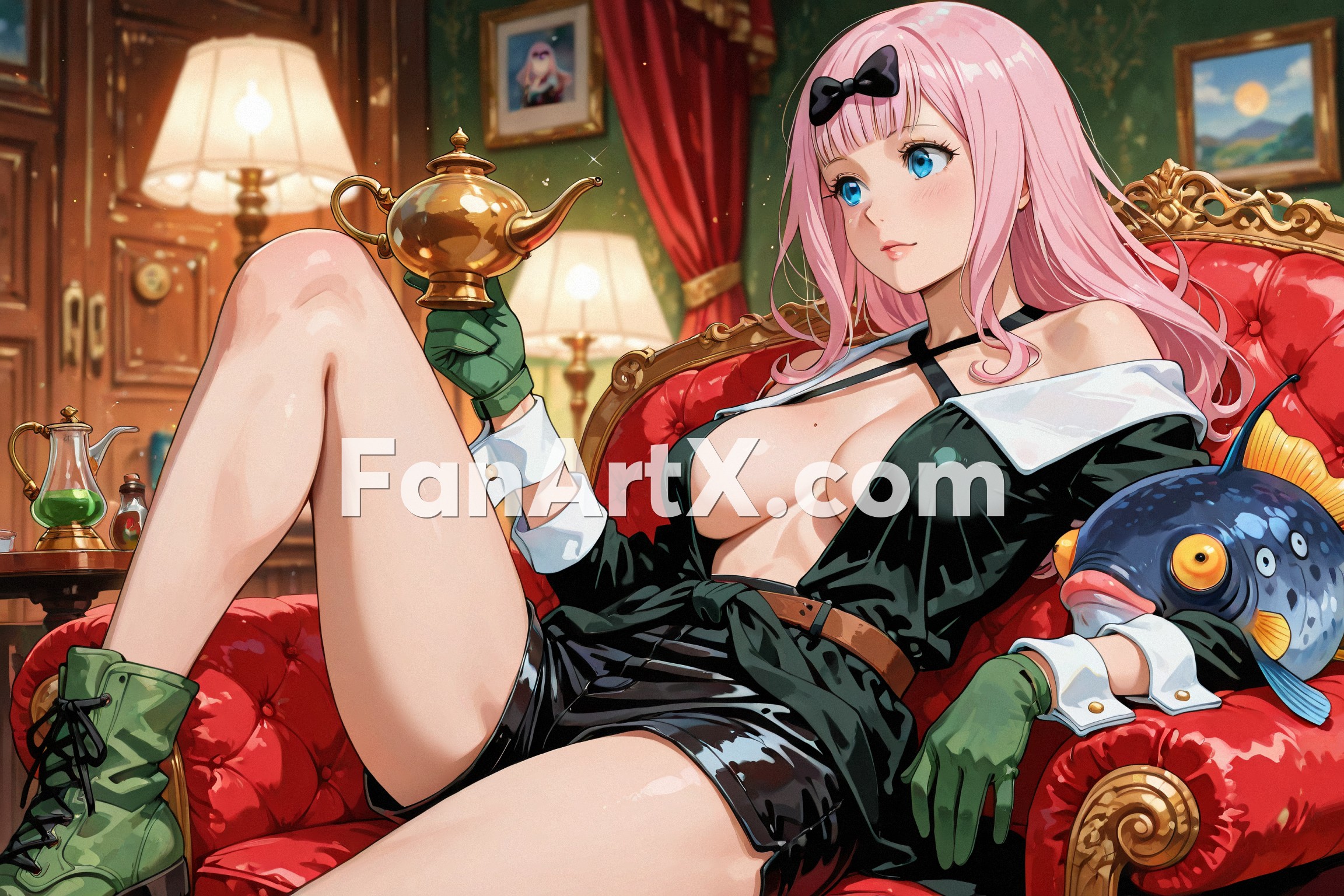 Chika Fujiwara fanart - kaguya sama love is war character 1584241